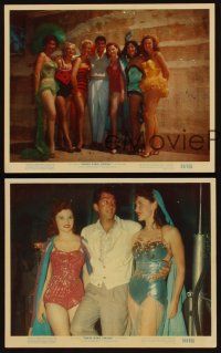 2e230 3 RING CIRCUS 3 color 8x10 stills '54 Dean Martin, Jerry Lewis as clown, Joanne Dru