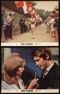 2e224 GAMES 4 color 8x10 stills '70 Michael Crawford, Michael Winner directed, Olympic sports!