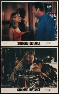 2e220 STRIKING DISTANCE 5 8x10 mini LCs '93 Bruce Willis, Sarah Jessica Parker, Tom Sizemore!