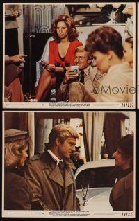 2e236 WAY WE WERE 3 8x10 mini LCs '73 Barbra Streisand & Robert Redford, Sydney Pollack