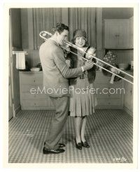 2g079 ABIE'S IRISH ROSE 8x10 still '29 Buddy Rogers w/trombone & Nancy Carroll by Clifton Kling!