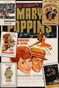 2h023 LOT OF 17 FOLDED ONE-SHEETS '64 - '88 Mary Poppins, Fighting Mad, New York New York & more!