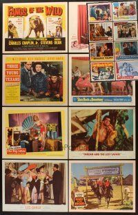 2h028 LOT OF 101 LOBBY CARDS FROM THE 1950s '50s crime, western, fantasy, musical & much more!