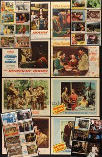 2h049 LOT OF 38 LOBBY CARDS '43 - '79 Tarzan, Desperate Hours, 5 Million Miles to Earth & more!