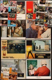 2h050 LOT OF 28 LOBBY CARDS '70s-80s many different images from a variety of genres!
