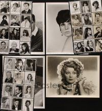 2h107 LOT OF 40 8X10 PORTRAIT STILLS '40s-90s great close images of actors & actresses!