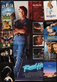 2h228 LOT OF 39 UNFOLDED ONE-SHEETS '87 - '01 Road House, Hamlet, Hook & much more!