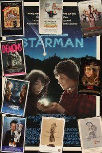 2h241 LOT OF 34 UNFOLDED AND FORMERLY FOLDED ONE-SHEETS '81 - '87 Starman, Fletch & more!