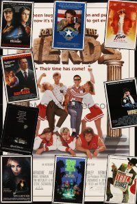 2h253 LOT OF 22 UNFOLDED ONE-SHEETS '84 - '91 Revenge of the Nerds, TMNT II, Silver Bullet & more