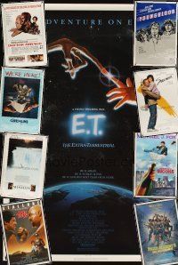 2h258 LOT OF 14 UNFOLDED ONE-SHEETS '80 - '87 E.T.: The Extra Terrestrial, Gremlins & more!