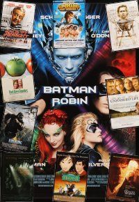 2h259 LOT OF 13 UNFOLDED ONE-SHEETS '91 - '05 Batman & Robin, King Kong, includes video posters!