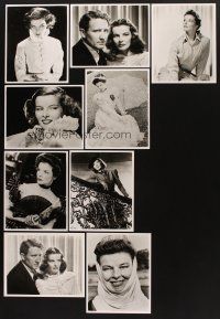 2h143 LOT OF 9 KATHARINE HEPBURN 8X10 REPRO STILLS '80s great portraits + with Spencer Tracy!
