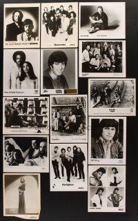 2h118 LOT OF 14 8X10 MUSIC PUBLICITY STILLS '40s-80s great images of singers & bands!