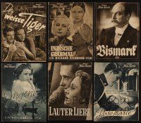 2h083 LOT OF 6 GERMAN PROGRAMS '30s many different images from a variety of movies!