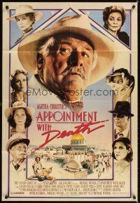 2j068 APPOINTMENT WITH DEATH 1sh '88 Agatha Christie, Carrie Fisher, Peter Ustinov!