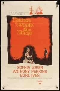 2j283 DESIRE UNDER THE ELMS 1sh '58 sexy Sophia Loren, Anthony Perkins, from Eugene O'Neill play!