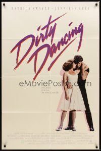 2j291 DIRTY DANCING int'l 1sh '87 classic image of Patrick Swayze & Jennifer Grey!
