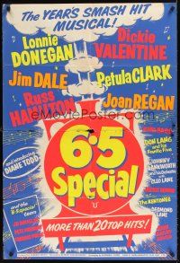 2j015 6.5 SPECIAL English 1sh '58 English pop musical based on the TV show!