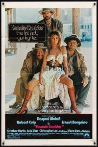 2j413 HANNIE CAULDER 1sh '72 sexiest cowgirl Raquel Welch, Robert Culp, Ernest Borgnine!