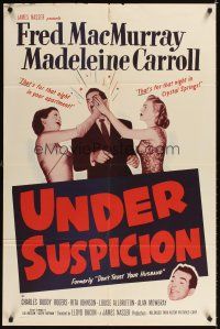 2j461 INNOCENT AFFAIR 1sh R54 Fred MacMurray, sexy Madeleine Carroll!