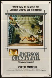 2j471 JACKSON COUNTY JAIL 1sh '76 what they did to Yvette Mimieux in jail is a crime!