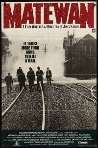 2j556 MATEWAN 1sh '87 James Earl Jones, John Sayles, it takes more than guns to kill a man!