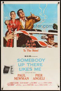 2j788 SOMEBODY UP THERE LIKES ME 1sh R60s Paul Newman as boxing champion Rocky Graziano!