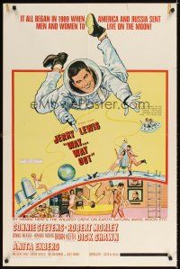 2j945 WAY WAY OUT 1sh '66 astronaut Jerry Lewis sent to live on the moon in 1989!