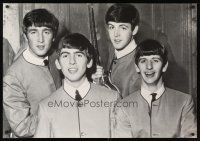 2k608 BEATLES commercial poster '80s great image of the young band!