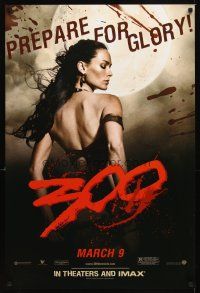 2k084 300 special 24x36 '06 Zack Snyder directed, Gerard Butler, sexy Lena Headly as Queen Gorgo!