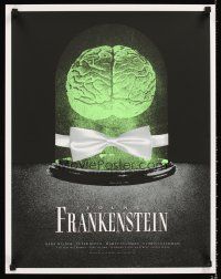 2k003 YOUNG FRANKENSTEIN Alamo Drafthouse numbered 70/71 special 18x23 R09 silkscreen art of brain!