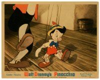 2m450 PINOCCHIO world premiere 8x10 LC '40 Disney classic cartoon, c/u while he's still a puppet!