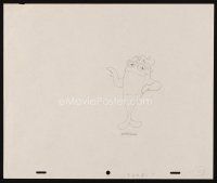 2m247 CHARLIE THE TUNA animation art '80s great cartoon pencil drawing of the Starkist mascot!