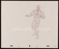 2m249 DAREDEVIL animation art '90s great cartoon pencil drawing of the Marvel superhero!