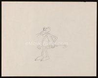 2m293 PINK PANTHER animation art '70s great cartoon image of him looking tired!
