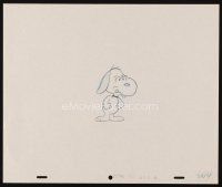 2m312 SNOOPY animation art '80s great cartoon pencil drawing of Charles Schulz's beagle!