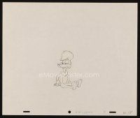 2m322 WOODY WOODPECKER animation art '80s cartoon pencil drawing of Walter Lantz's famous bird!
