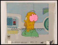 2m091 SIMPSONS animation cel '01 c/u of Homer with exposed brain from Treehouse of Horror XII!