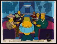 2m093 SIMPSONS animation cel '02 Mr. Burns in meeting with others in Sideshow Bob Roberts!