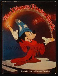 2m435 DISNEY POSTER BOOK softcover book '77 best animation images, full-page & full-color!