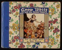 2m399 SNOW WHITE & THE SEVEN DWARFS Grosset & Dunlap edition hardcover book '38 Disney classic!