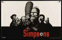 2m814 SIMPSONS commercial poster '01 Matt Groening, great parody image of The Sopranos!