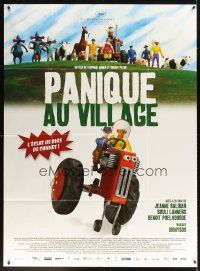 2m433 TOWN CALLED PANIC French 1p '09 Vincent Patar, great stop-motion claymation image!