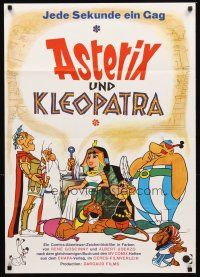 2m183 ASTERIX & CLEOPATRA German '70 French cartoon from Albert Uderzo comic!