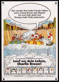 2m211 RACE FOR YOUR LIFE CHARLIE BROWN German R82 Charles M. Schulz, art of Snoopy & Peanuts gang!
