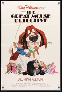 2m137 GREAT MOUSE DETECTIVE 1sh '86 Walt Disney's crime-fighting Sherlock Holmes rodent cartoon!