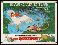 2m731 RESCUERS 1/2sh '77 Disney mouse mystery adventure cartoon from the depths of Devil's Bayou!