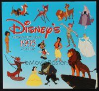 2m421 DISNEY'S ANIMATED FILM CLASSICS 1995 CALENDAR calendar '95 Pinocchio, Peter Pan, & more