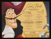 2m420 PETER PAN children's menu '00s Disneyland's restaurant with a Peter Pan pirate theme!