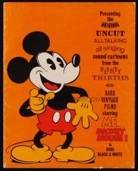 2m367 MICKEY MOUSE pressbook '74 six 1930s United Artists cartoons re-released!